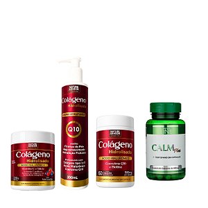 Kit Colageno Hidrolisado com Vitamina C e Q10 + Calm Plus