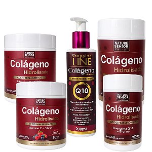 Kit Pele Gold Colágeno Hidrolisado + Vitamina C + Q10