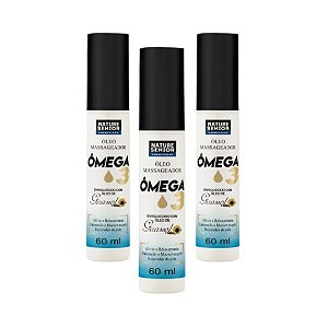 Kit Óleo Ômega Massageador com Girassol - 3 unidades