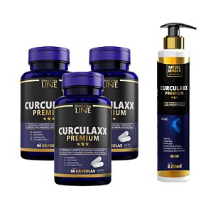 Kit Curculaxx Premium -  Sua solução para acabar com dores musculares + Gel Curculaxx
