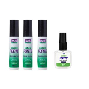 Kit Tonico Acelerador De Crescimento Para Cabelo E Barba + Brinde