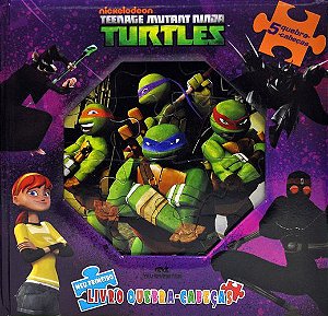 TARTARUGAS MUTANTES NINJA MEU PRIMEIRO LIVRO QUEBRA-CABEÇAS