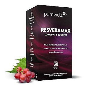 Resveramax Pura Vida 30 Cap - Resveratrol, Puravida