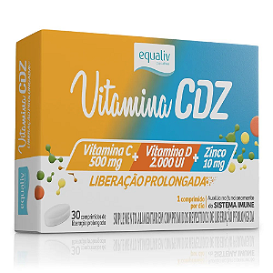 Vitamina Cdz Liberação Prolongada 30 Comprimidos Equaliv