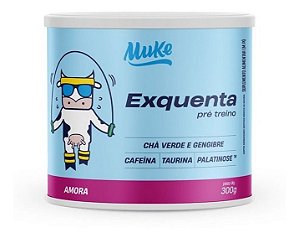 Novo Exquenta Pré Treino + Mu Sabor Amora 300g - Mais Mu