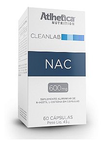 N-acetyl L-cysteine (60caps) - Nac - Atlhética - Cleanlab