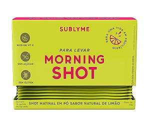 Morning Shot 14 Sachês Shot Matinal Antioxidante - Sublyme