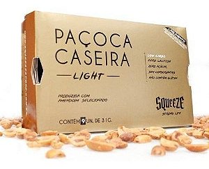Melhor Paçoca Caseira - Light - Squeeze 9 Paçocas
