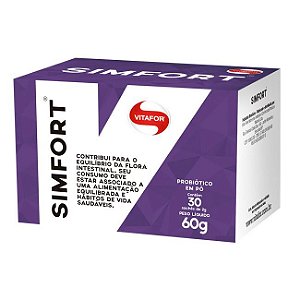 Simfort 30 Sachês De 2g Cada - Vitafor - Probiótico