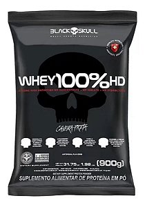 Black Skull Whey 100% Hd 900g Refil - Proteína Pó