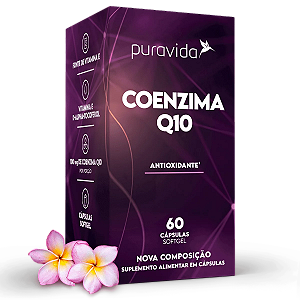 Coenzima Q10 Coq10, Metabolic Health 60 Caps, Puravida