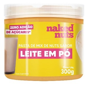 Naked Nuts Pasta Mix Nuts Sabor Leite Em Pó 300g