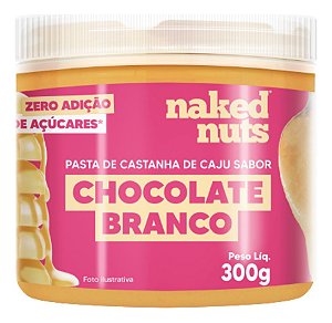Naked Nuts Pasta De Castanha De Caju Chocolate Branco 300g