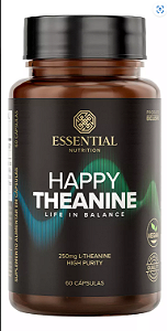 Happy Theanine Essential Nutrition Pote 60 Cápsulas