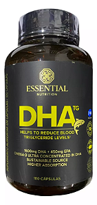Dha Tg 1g 180 Caps Essential Ômega 3 1950mg Dha 1500mg