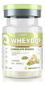 Whey Protein Elementopuro Wheydop X Os Sabores 900g Sabor Chocolate Branco Com Pistache