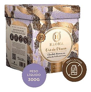 Ovo De Pascoa Haoma Chocolate Branco Zero Açucar Avelã Juju