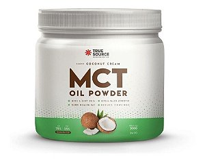True Source Mct Tcm Oil  Powder Sabor Coconut Cream 300g