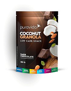 Puravida Granola Coconut Dark Chocolate 180g  Low Carb