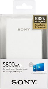 Carregador Sony 5800mah- Branco CP-E6