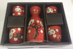 Conjunto de cerâmica para saque
