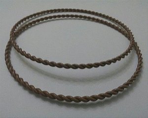 Conjunto 2 Pulseiras Trançadas - Marrom