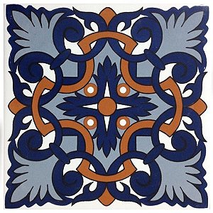 Azulejos Decorativos az 042 kit com 42 peças porcelana, alta durabilidade