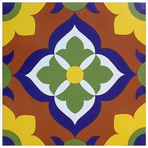 Azulejos Decorativos kit com 42 peças 15,4x15,4 cm, porcelana, alta durabilidade