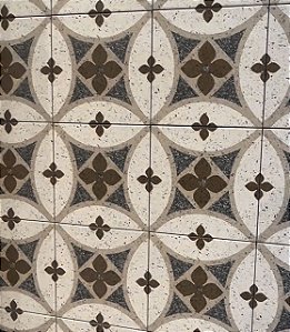 PISO EM PORCELANA HIDRAULICA CELINE 20X20 CM KIT COM 15 PEÇAS