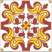 Azulejos Decorativos kit com 42 peças 15,4x15,4 cm, porcelana, alta durabilidade