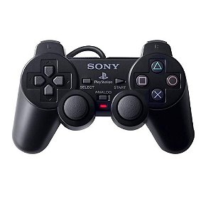 Controle Dualshock 2 Preto - PS2
