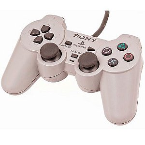 Controle Playstation 1 Ps One Novo PLayers Branco - Black Games