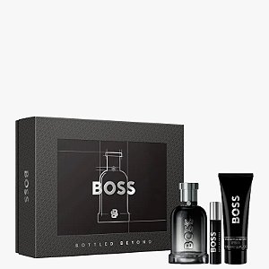 Conjunto Bottled Beyond Boss Parfum 100ml + Shower Gel 100ml + Travel Size 10ml