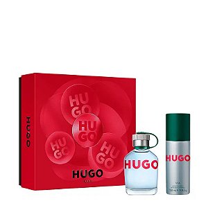 Conjunto Hugo Boss Man Eau de Toilette 75ml + Desodorante 150ml Masculino