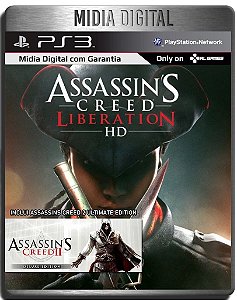 Assassins Creed Liberation & Assassins Creed 2 Ultimate - Ps3 Psn - Mídia Digital