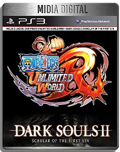 One Piece Unlimited World Red e Dark Souls 2 Scholar of the First Sin - Ps3 Psn - Mídia Digital