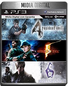 Resident Evil 4 5 6 - Ps3 Psn - Mídia Digital