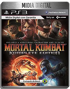 Mortal Kombat 9 Komplete Edition - Psn Ps3 - Mídia Digital