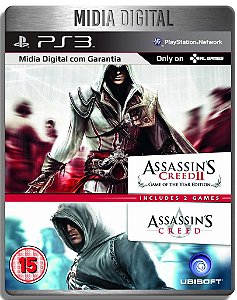 Assassins Creed 1 e 2  Ps3 Psn  Midia Digital