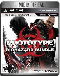 Prototype 1 + Prototype 2 + Dlcs Biohazard Bundle - Ps3 Psn - Midia Digital