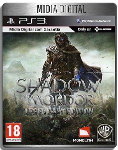 Middle Earth Shadow of Mordor Edição Lendaria - Ps3 Psn - Mídia Digital