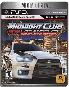 Midnight Club Los Angeles Complete Edition  Ps3 Psn - Midia Digital