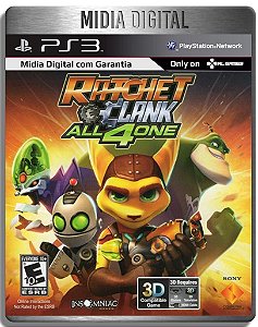 Ratchet And Clank All 4 One Ps3 Psn - Mídia Digital