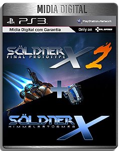 Soldner-X 2 Final Prototype e Soldner-X Himmelssturmer Ps3 Psn Mídia Digital