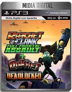Ratchet And Clank Full Front Assault + Deadlocked - Ps3 Psn - Mídia Digital