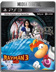 Alice madness returns Ultimate + Rayman 3 hd - Ps3 Psn - Mídia Digital