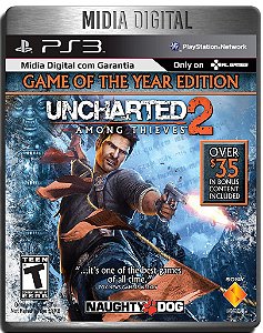 Uncharted 2 Among Thieves GOTY Edition - Ps3 Psn - Mídia Digital