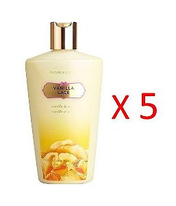 Kit com 5 cremes Victoria´s Secret Vanilla Lace 250ml