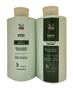 Kit shampoo e condicionador de babosa 1lt
