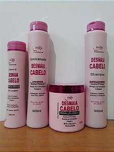 Kit Desmaia cabelo tratamento completo